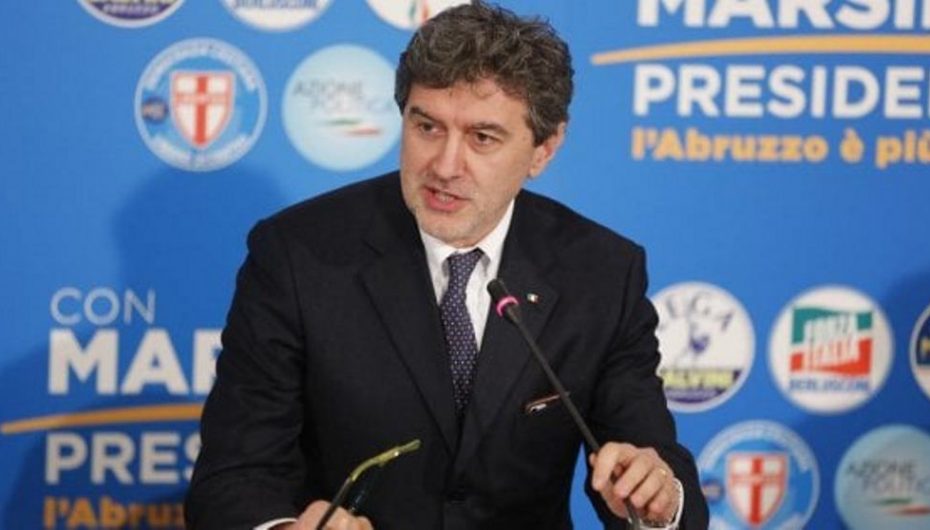 Marsilio è il nuovo presidente della Regione Abruzzo: “La vittoria larga ci aiuterà ad essere coraggiosi”